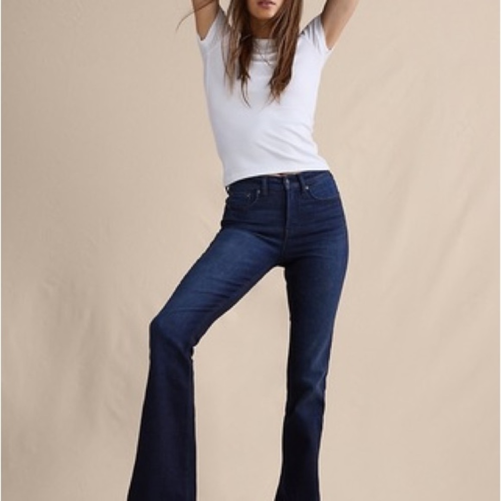 Banana Republic Dark Wash Flare Jeans